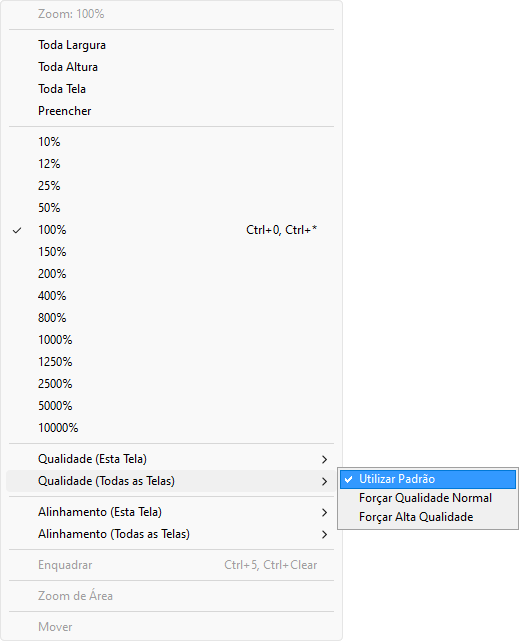 Opções da propriedade RenderQuality do Elipse Power Viewer Opções da propriedade RenderQuality do Elipse Power Viewer