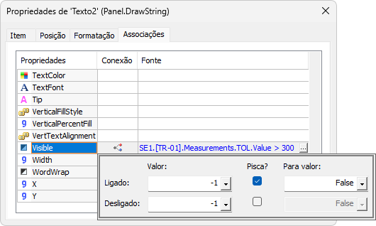 Propriedade Visible Propriedade Visible