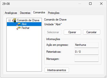 Comandos de Chave Comandos de Chave