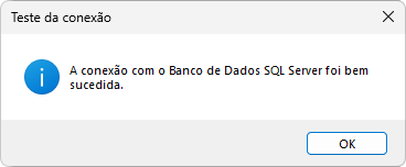Conexão bem sucedida Conexão bem sucedida