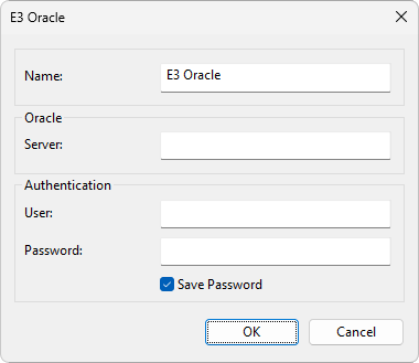 Janela E3 Oracle