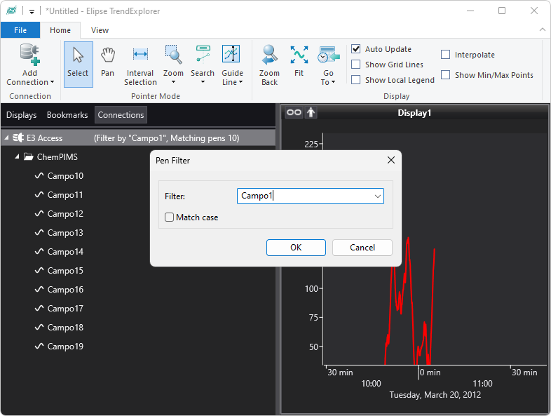 Resultado de um filtro de Penas Resultado de um filtro de Penas