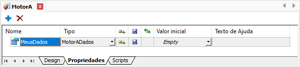 Configuração no Editor do XControl