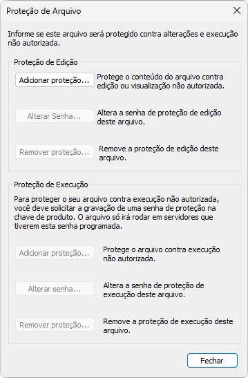 Proteção de arquivo