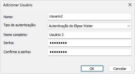 Janela Adicionar Usuário