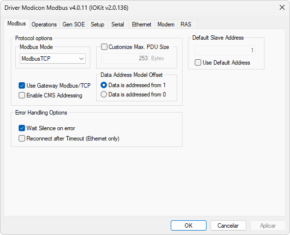 Aba Modbus