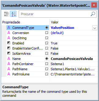 Propriedade CommandType