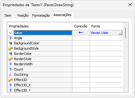 Propriedade User do Viewer Propriedade User do Viewer